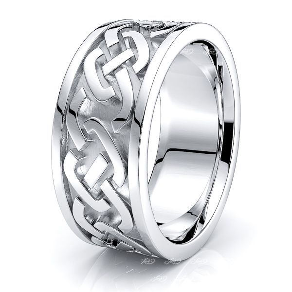 Davin Mens Celtic Wedding Band