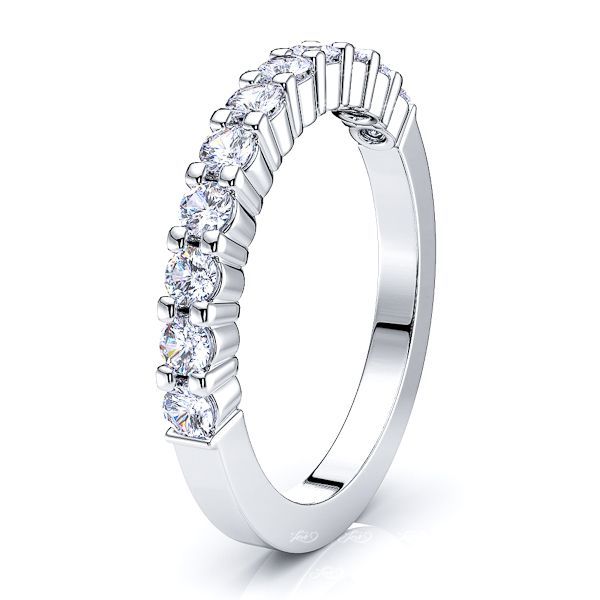 Adelphe Prong Set Women Anniversary Wedding Band