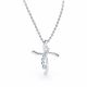 Josee Diamond Religious Cross Pendant