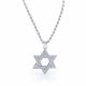 Star of David Diamond Pendant