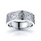 Arianrhod Celtic Heart Mens Wedding Ring