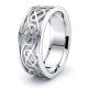 Arianrhod Celtic Heart Mens Wedding Ring