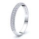 Graziella Pave Set Women Anniversary Wedding Band