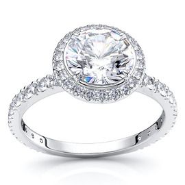 Halo Diamond Rings
